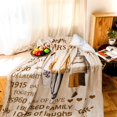 thumbnail image 4 of LHSHID 60 Years 60th Anniversary Throw Blanket Gifts Gift for 60th Wedding Anniversary Valentine Gifts for Women Wife Husband Mom Dad Grandpa Grandma 50"x60", 4 of 6