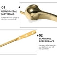 thumbnail image 5 of PTOOTP Golden Copper Toilet Flush Handle Replacement for Bathroom Fixtures Practical and, 5 of 8