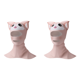 thumbnail image 1 of Capucha de buceo con dibujos animados, transpirable, protector solar, pañuelo para la cara, cubrecabeza y cuello (rosa)., 1 of 3