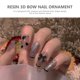 thumbnail image 2 of 100pcs Bow Nail Art Diy Charms Resin Manicure Dester Delicoted Bow Nail Charms, 2 of 6