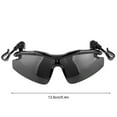 thumbnail image 5 of Hyasfey Clip-on Polarized Sunglasses Adjustable Flip Cover UV Protection Sunglasses Men Women Outdoor Hiking Golf Fishing Cycling Driving Traveling Hat Clip Glasses, 5 of 7