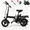 14" Black, variant on 26" Electric Mountain Bike for Adults, 745W Peak Motor Ebike 20MPH, 432Wh Removable Battery Commuter E-Bike, 7-Speed Front Suspension, UL2849 Certified