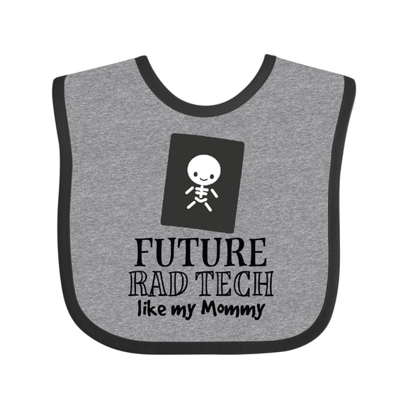 Inktastic Future Rad Tech Radiology Technician Like Mommy Boys or Girls Baby Bib
