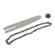 thumbnail image 1 of MOTOS DE MOTOSIERRAS CADENA DE ACERO PLAZ DE ACERO DE 186 MM PlacA Guía de 230 mm Accesorios de Reemplazo de Sierra de 6 Pulgadas para Mini Motosierra Eléctrica, 1 of 7