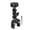 Black Color, variant on Aluminum Adjustable Satellite Clamp Mount With 2Ball Head For Mini Satellite Dish Trailer Yacht Poles Installation