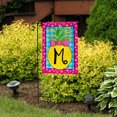 thumbnail image 3 of Pineapple Monogram Letter M Garden Flag Briarwood Lane 12.5" x 18", 3 of 4