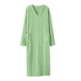 thumbnail image 2 of SELONE Fluffy Bathrobes for Women Plus Size Comfy Pullover Robe Long Long Sleeve Bathrobe with Pockets Spa Shower Robe, 2 of 6