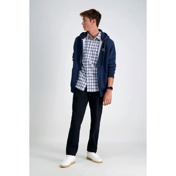 Motion Khaki Flat Front Pant Slim Straight Fit HC41050