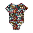 thumbnail image 2 of Rocae Geometry for Baby Climbing Clothes Soft Baby Romper for Active Infants Comfortable and Breathable Crawling Jumpsuit Unisex Baby Outfit 18 Months, 2 of 8