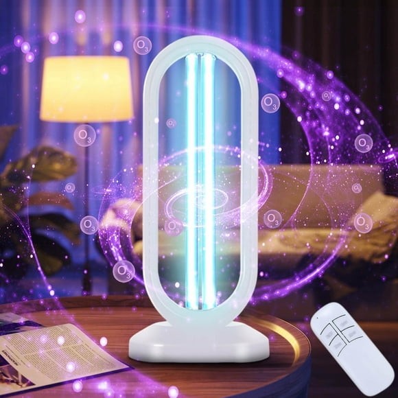 Fiudx Lámpara de Escritorio con Control Remoto, Luz Led de Bajo Consumo, Temporizador Inteligente, Diseño Portátil y Versátil, Decoración Moderna para El Hogar, Brillo Ajustable, Potencia de 38 W, Ta