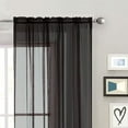 thumbnail image 4 of Cortinas SpaceDresser, color negro transparente, 4 paneles, 140 x 137 cm, poliéster, 4 of 7