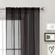 thumbnail image 4 of Cortinas SpaceDresser, color negro transparente, 4 paneles, 140 x 137 cm, poliéster, 4 of 7