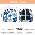 thumbnail image 3 of Blue Pioneer Flower Seat Covers for Dining Room Chairs Set Of 4,Stretch Printed Washable Chair Seat Cover with Elastic Ties and Button,Removable Waterproof Couch Cushion Covers, 3 of 6