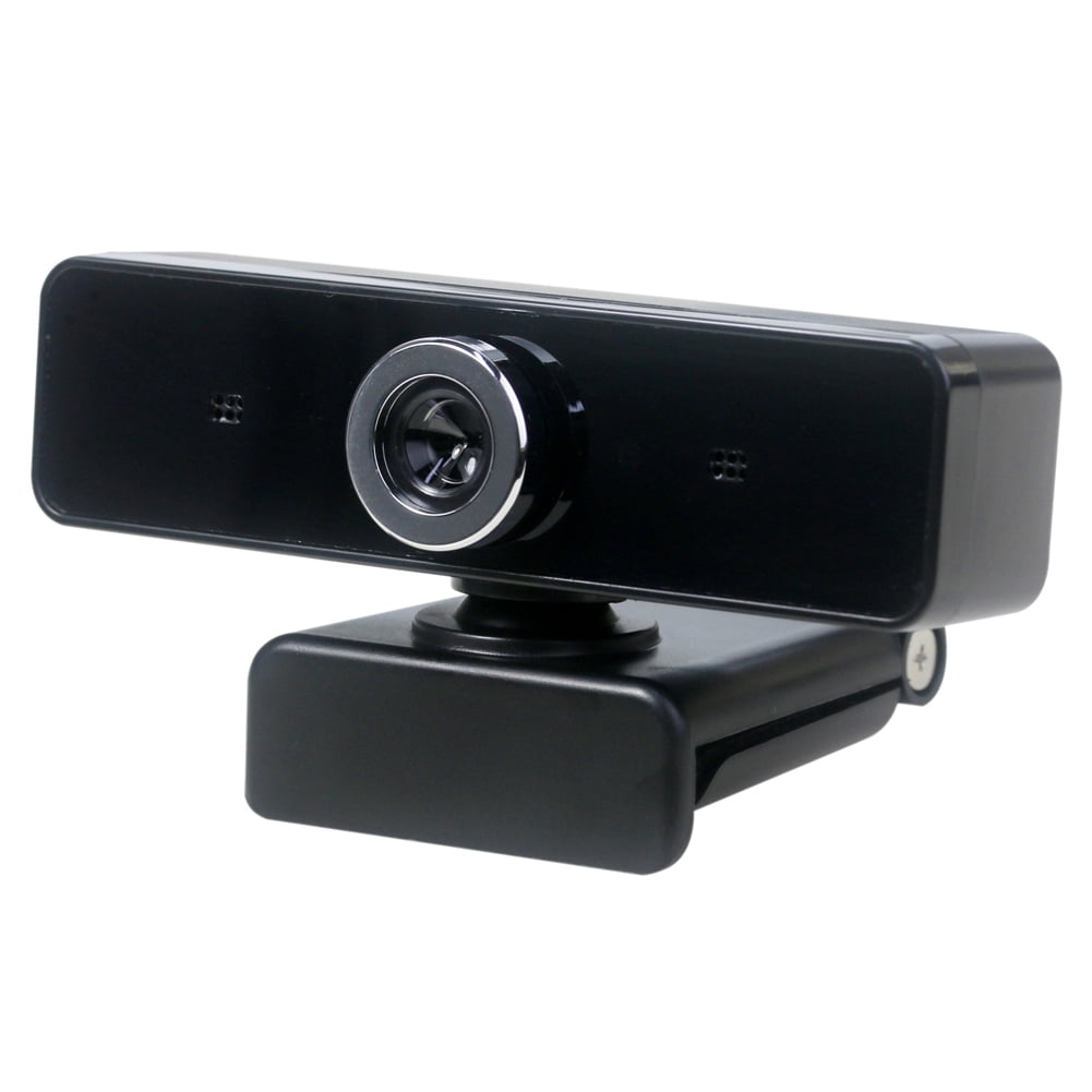 Naierhg Rotatable USB Video Recording High Clarity Webcam Camera with Microphone Black