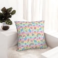 thumbnail image 6 of Honeii Cute Unicorn Print Throw Pillow, Square Decorative Pillow Forms Soft Fluffy Plump Pillow Decorative Pillow Inserts,Couch Pillows-24"x24", 6 of 7