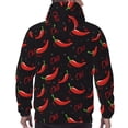 thumbnail image 5 of Hoodies for Men - Red Hot Chili Long Sleeve Comfrt Men'S Fashion Hoodies & Sweatshirts, Sweatshirts for Men Hoodies Pullover Clothing Clothes with Pouch, 5 of 7