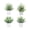 🔥 Green_New#738, variant on Mini Artificial Potted Plants 4 Pack | Small Fake Greenery for Desk, Table, Bathroom, Office, Home D茅cor | Plastic Faux Plants 7.1 Inch Tall | Durable, Low Maintenance | Indoor Plant Decoration Set