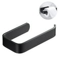 thumbnail image 2 of ENTASSER Holder Wall Mount Kitchen Paper Towel Rack Aluminum Matte Bathroom Towel Rack Simple Shelf Bathroom Towel Rack Multi-Function Toilet Storage Rack Rag RackBlackStyle:17cm;, 2 of 8