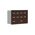 thumbnail image 1 of Salsbury 19038-10ZRK D 8 A 2 B Doors R-Mount Keyed Locks Cell Phone Locker In Bronze, 1 of 1