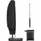 thumbnail image 1 of Parasol Cover 3m 4m with Zipper, 14m Long, Telescopic Pole 280x30/80/45cm Edition, 1 of 5