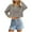 Beige, variant on Womens Fall Long Sleeve Tops Round Neck Striped Color Block Casual Loose Fitting Pullover Crop T-Shirt Tops,Black,L