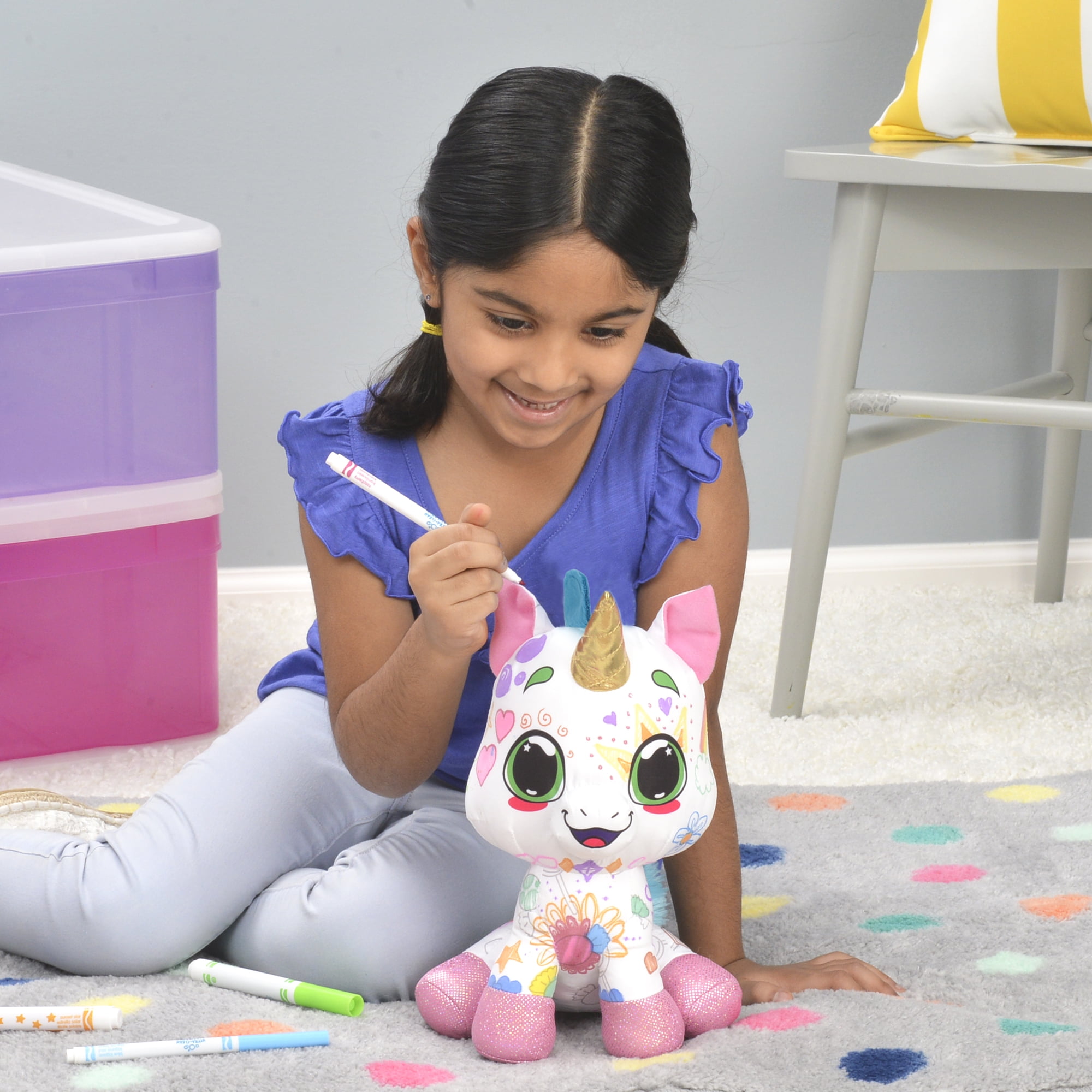 crayola color n plush unicorn