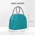 thumbnail image 2 of Easygdp Blue Green Glitter Bolsa de Almuerzo Insulada Grande, Forro de Aluminio, Diseño Espacioso, a Prueba de Fugas, Ideal para Trabajo, Picnics, Viajes y Actividades al Aire Libre, 2 of 6