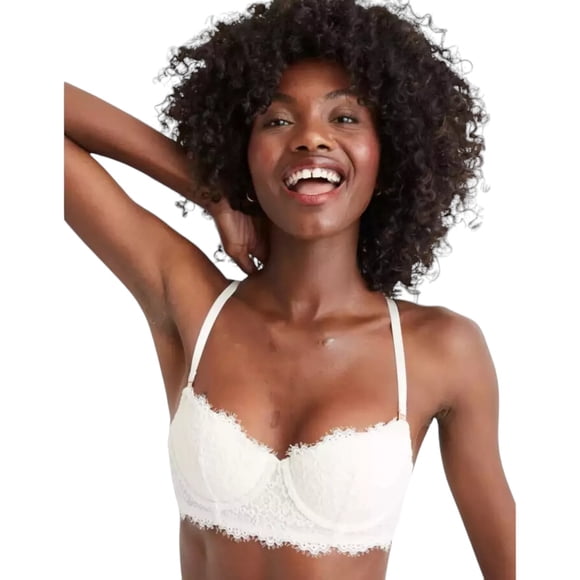 Aerie Original, Brassiere talla 38D, Balconette color perla,sexy brasiere