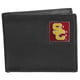 Edmonton Oilers NHL Genuine Leather Bi-Fold Wallet With ID Window - Gift Boxed