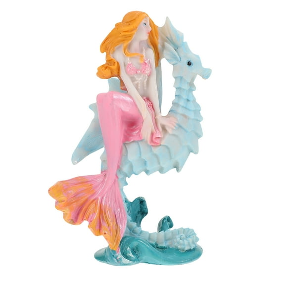 ifundom 1Pc Mermaid Figurine Artificial Mermaid Decor Fish Tank Mermaid Statue (Random Style)