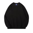 thumbnail image 6 of Men's Heavyweight 320g Solid Loose Versatile Round Neck Sweatshirt, 6 of 14