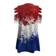 thumbnail image 4 of Verano de las mujeres con cuello en v cremallera impresa sin tirantes sexy manga corta tops camisa blusa pulóver Pompotops  hkajfhjk469746, 4 of 5