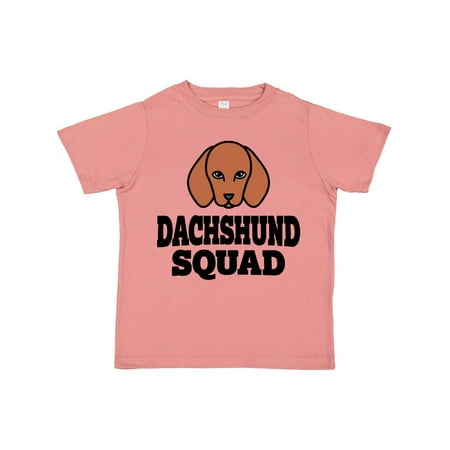

Inktastic Dog Dachshund Squad Gift Toddler Boy or Toddler Girl T-Shirt