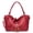 Red, variant on Sunyuer Tote Bag for Women, PU Leather Large Capacity Shoulder Purse Roomy Hobo Handbag Work Crossbody Bag with Tassel