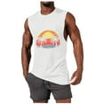 thumbnail image 2 of Njagoc3 Mens Sleeveless Artistic Graphic Tank, Unique Design, Breathable Mesh - Like Fabric, Summer Casual & Outdoor Vest, 2 of 6