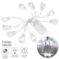 thumbnail image 1 of Moyic LED Penguin Penguin Animal Shape String Lights10-LED 1.65M Atmósfera Decoración Iluminación navideña Iluminación navideña No.1 Moyic HA025771-01, 1 of 1