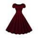thumbnail image 5 of mfyjkho Vestidos casuales para mujer, Vestido de mujer de manga corta con escote cuadrado y color liso. Vestido de mujer de manga corta con escote cuadrado y color liso. xxxl, 5 of 7