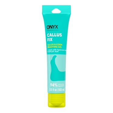 ONYX Professional Callus Fix, Callus and Corn Removing Gel, 3.5 oz. Roll-On Application