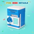 thumbnail image 6 of AYAOQIANG Electronic Piggy Bank for Kids Cash Coin ATM Money Saver Coin Bank for Kids Toys Gift Cartoon Safe Bank Box Perfect Toy Gifts for Boys Girls, 6 of 7