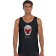 thumbnail image 1 of LA Pop Art Men's Word Art Tank Top - MEXICAN WRESTLING MASK, 1 of 2
