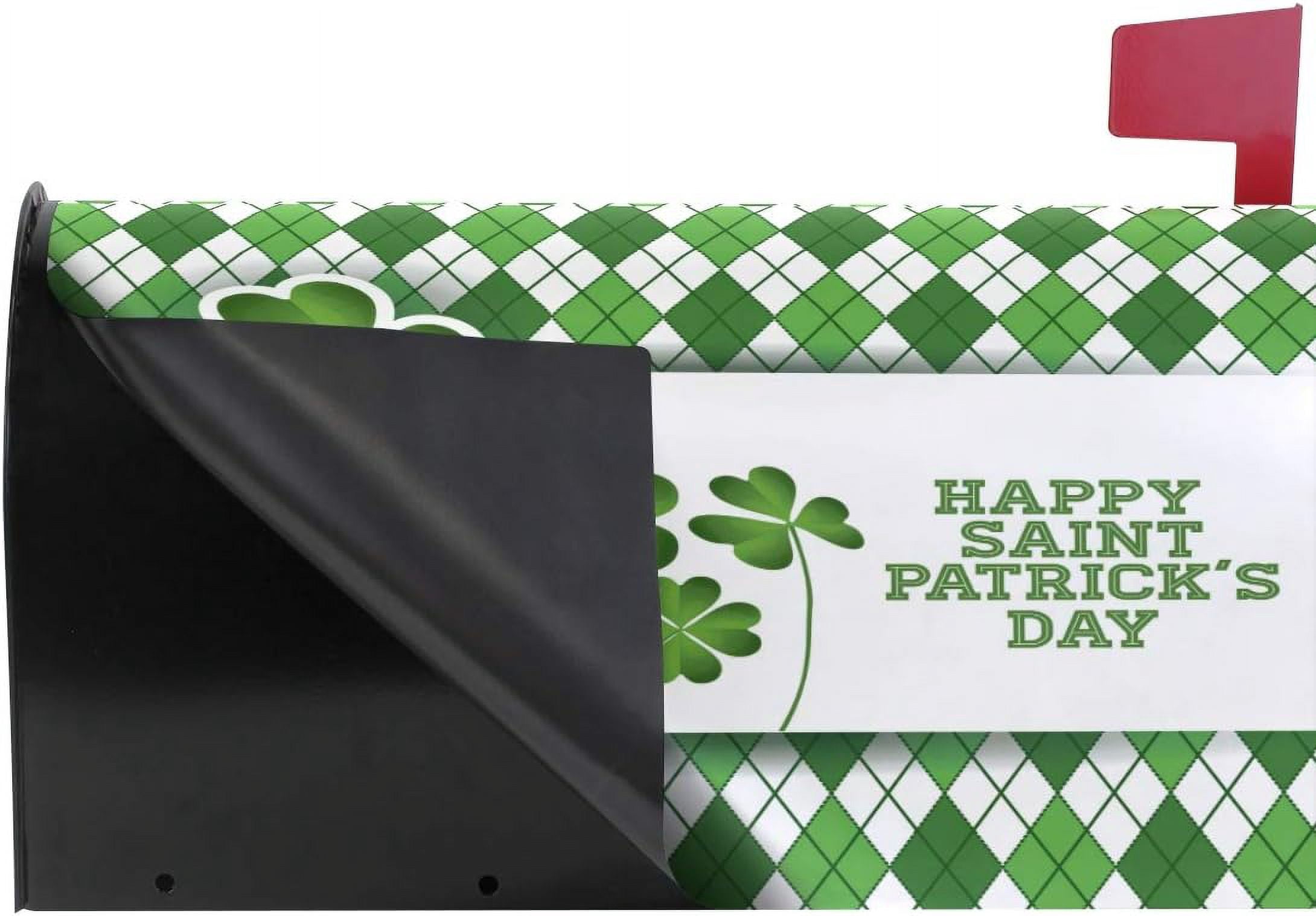 St Patricks Day Magnetic Mailbox Cover Standard Size-18"x 20.8"