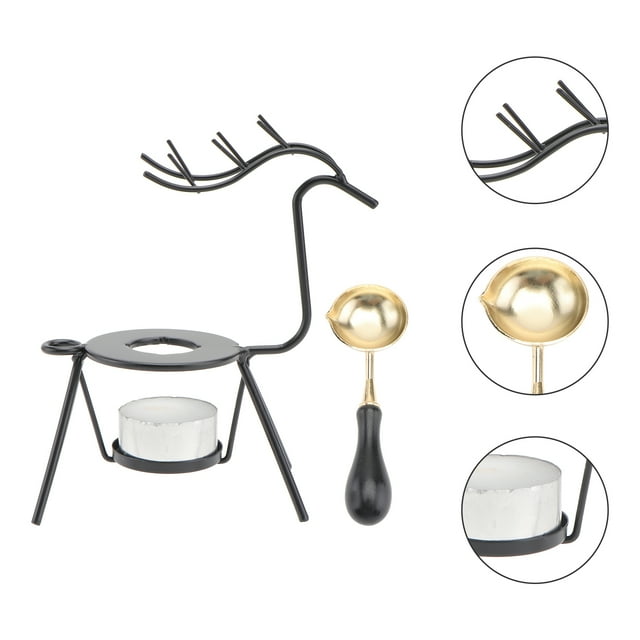unbranded 16Set Wax Sealing Warmer Elk Modelling for Home Decoration and Giving Durable and Anti-rust Design