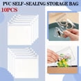 thumbnail image 5 of 20-Pack Transparent PVC Storage Bags, Reusable Zipper Bags, Mini Clear Seal Bags for Jewelry, Medicine, Small Items, Portable Waterproof Self-Sealing Multi-Purpose Organizing Bags, 5 of 6
