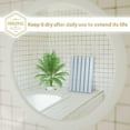 thumbnail image 5 of Bambloom Bamboo Bath Mat,Non-Slip Shower Mat for Bathroom,21x14in,Gray, 5 of 9