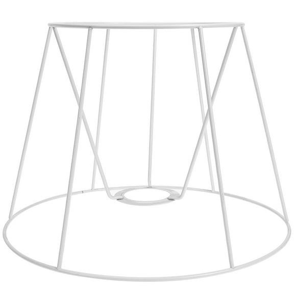 PTOOTP Metal Wire Lampshade Frame Round Cage Fittings Modern Style for Home and Office Lighting
