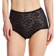 thumbnail image 1 of Rago Womens V Leg Extra Firm Control Brief Panty, M28, Black, 1 of 2