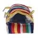 thumbnail image 1 of Hamaca de pájaro Hamaca de suave y cálida Tienda de jaula colgante para pájaros Cama de invierno cálida Bolsa de juguete para Tira del arco iris Yinane Hamster Sleeping Nest, 1 of 8