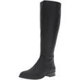thumbnail image 2 of Nine West Womens Nicolah Leather Pointed Toe Knee High, Black Lel, Size 6.0, 2 of 6