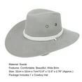 thumbnail image 7 of UDIYO Western Cowboy & Cowgirl Hat Pinch Front Wide Brim Style, 7 of 7