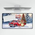 thumbnail image 4 of Santa is Coming Sphynx Merry Christmas Xmas Noel Truck Tree Desk Mat Full Keyboard Mouse Pad Cat Lover Kitten Owner Gifts Idea Large Mousepad - 02023, 4 of 5